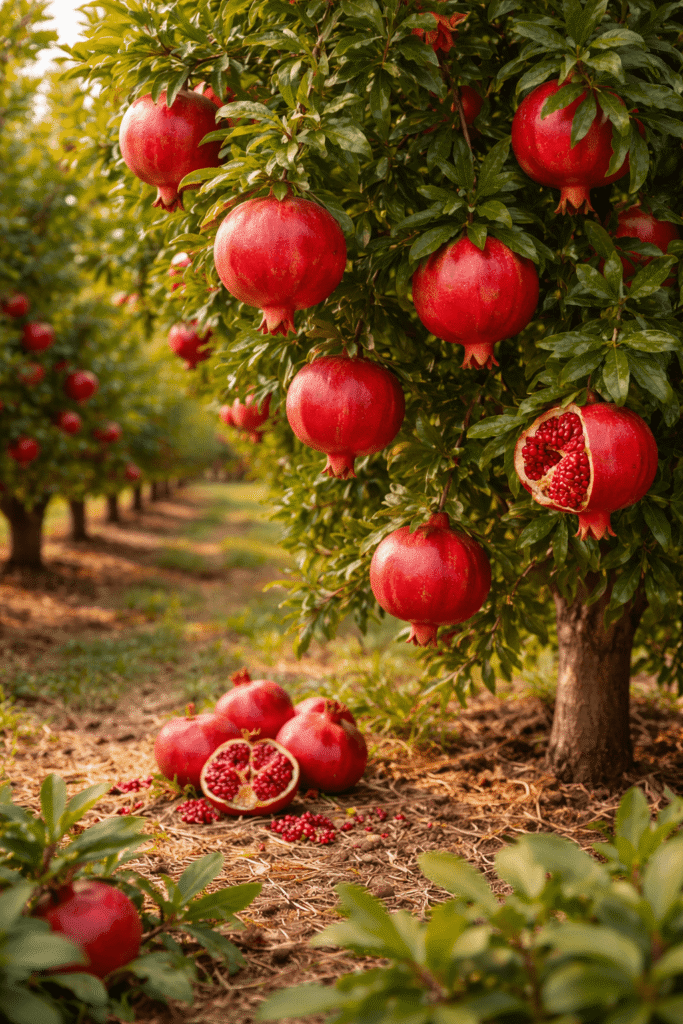 Pomegranate Fruits Plants